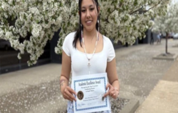 Akira, 2025 Flandreau Indian School Valedictorian